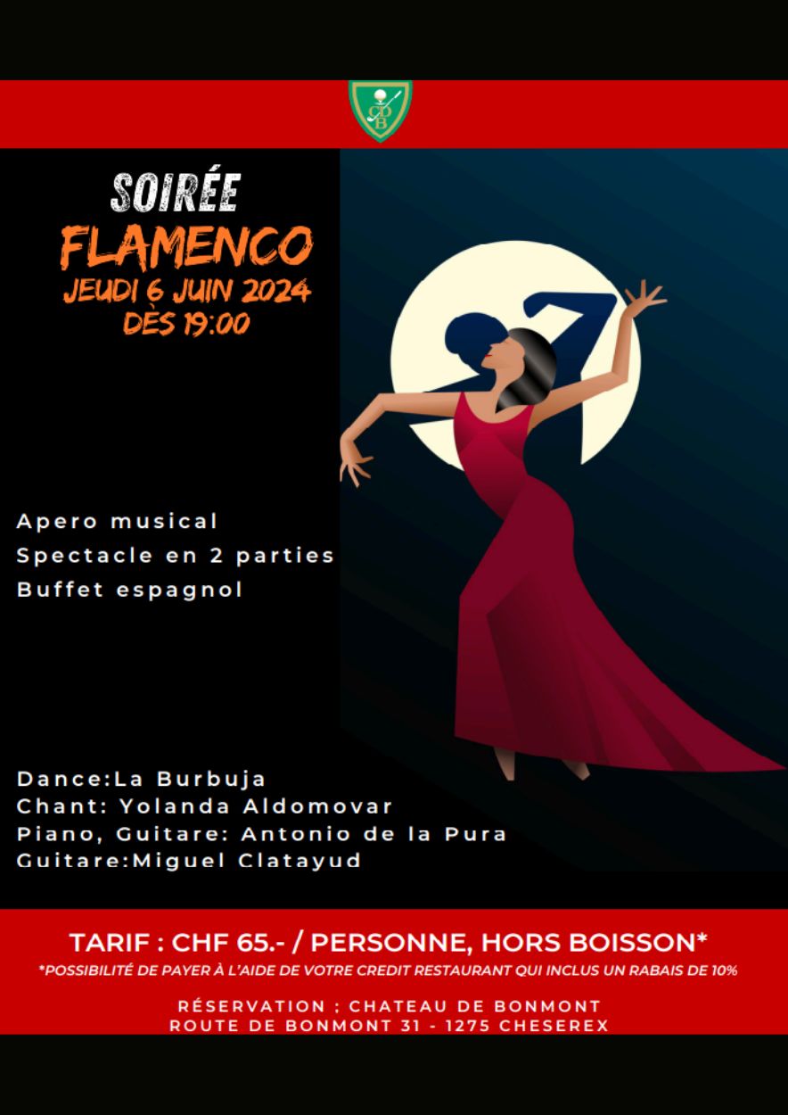 Soirée Flamenco au golf de Bonmont